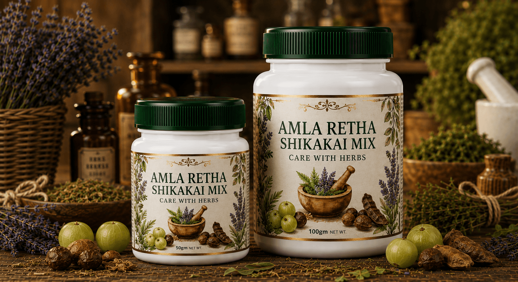Amla Reetha Shikakai Mix